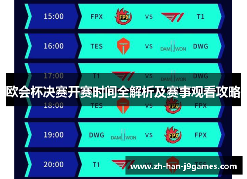 欧会杯决赛开赛时间全解析及赛事观看攻略